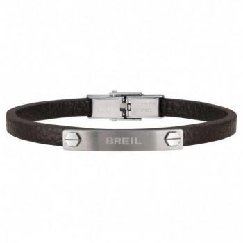 Pulsera Hombre Breil TJ3098 - Pulsera de acero inoxidable, diseño moderno, cierre de seguridad, resistencia al agua, estilo elegante y contemporáneo