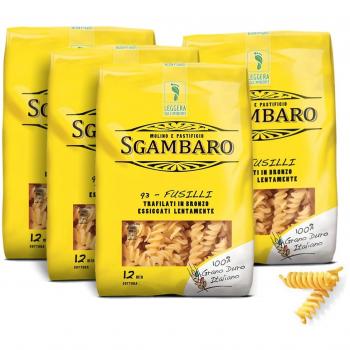 Fusilli Italienische Nudeln Italienische Pasta Bronze 4er Pack