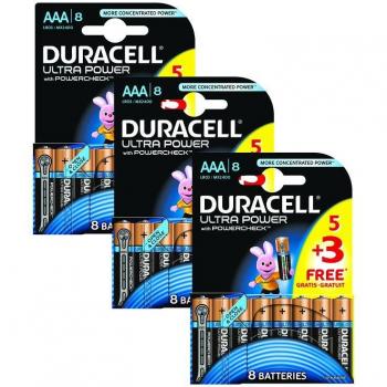 Duracell Ultra Power AAA 3 Packs - Pilas