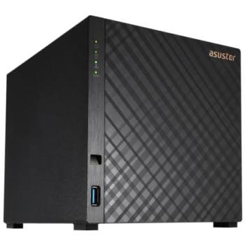 Asustor Drivestor 4 Gen 2 AS1204T NAS Torre, 4 Bahías, Cuatro Núcleos 1.7GHz, 1GB DDR4, Puerto 2.5GbE, Sin Disco