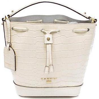 Nannini - Bolso para mujer, diseño de cocodrilo beige Talla única