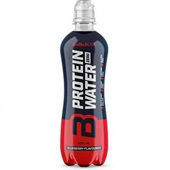 Biotech USA Protein Water Zero - 500 ml Pack of 6 for Muscle Recovery and Growth