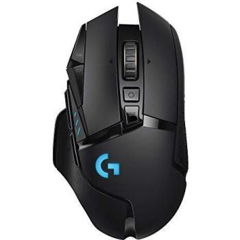 Logitech G502 LIGHTSPEED Wireless Gaming Mouse, HERO 25K Sensor, 25,600 DPI, RGB, Adjustable Weights