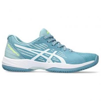 Asics Solution Swift FF Clay Zapatillas para Mujer - Color Petróleo, Blanco, Gris Azul