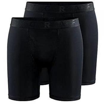 Craft Core Dry 6-Inch Black Boxer Shorts (2-Pack)