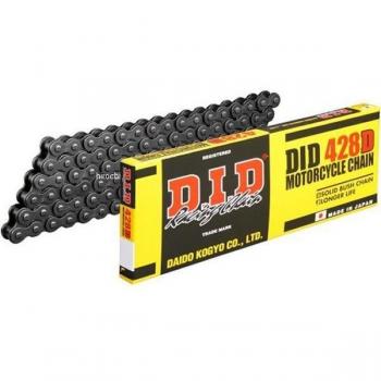 Cadena de rodillos para moto D.I.D 428D(B&B) X 116 enlaces con clip de bloqueo