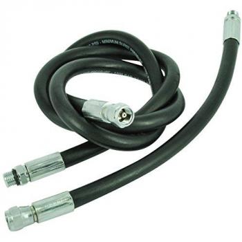 Best Divers Manguera de Manómetro Estándar de Presión 7/16, Latiguillo HP Standard Pressure Gauge 7/16, Batidor Standard/Goma, manómetro 120 cm, 7/16 F,