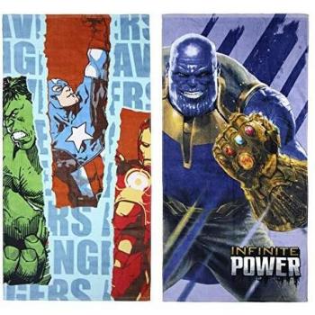 Toalla ALGODÓN Avengers, Lila, 70x140 cm