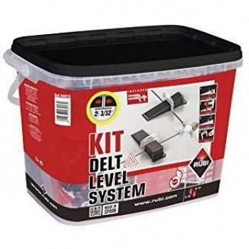 RUBI Kit bridas de nivelación Delta Level System 1 mm, para cerámica de 3 a 12 mm, multicolor