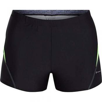 Tecno Pro Ross bañador, Hombre, Black/Melange/Green, 5
