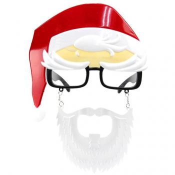 Gafas de Papá Noel con Barba y Gorro