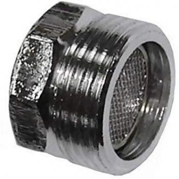 EDM 01367 Adaptador de Grifo de Manguera, Plateado