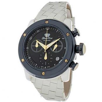 Reloj de Mujer Glam Rock GR50114C Ø 40 Mm - Blanco y Negro - Correa de Cuero
