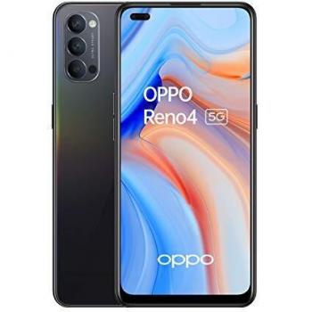 OPPO Reno 4 5G - Smartphone 128GB, 8GB RAM, Dual SIM, Carga rápida 65W - Negro