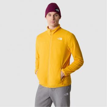 Forro polar The North Face 100 Glacier Full Zip amarillo mostaza para hombre