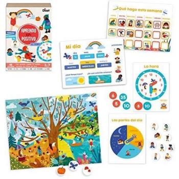 Diset - Aprendo en positivo El Tiempo Juego - Juego educativo a partir de 3 años