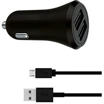 KSIX S1905053 Cargador de Coche USB Universal y Cable USB C