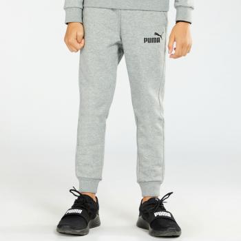 Pantalón Puma Essential Slim Fl CL Gris Infantil