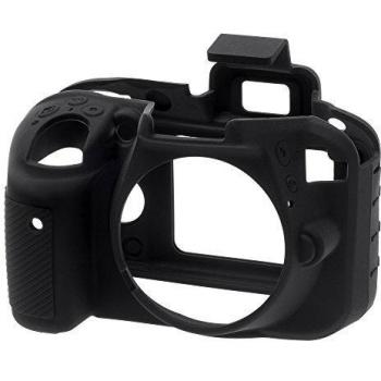 Easycover ECND3300B - Funda de Silicona para Nikon D3300, Color Negro