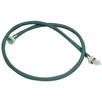 Manguera de carga para lavadora con tubo, 150 cm, flexible y resistente