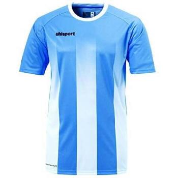 Uhlsport Stripe Camiseta Manga Corta, Hombre, Azul