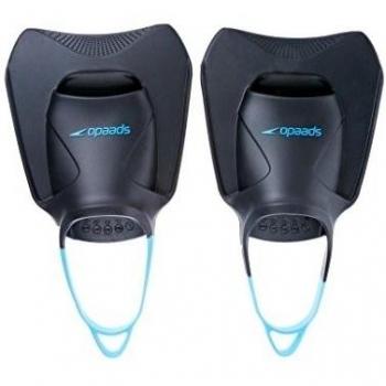 Speedo BioFUSE Fitness Fin - Aletas de entrenamiento para natación, color gris / azul