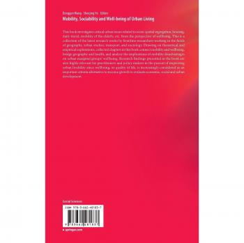 Mobility, Sociability and Well-being of Urban Living