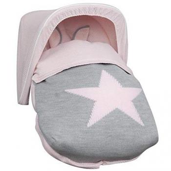 Babyline Snow - Saco porta bebé, unisex, color rosa