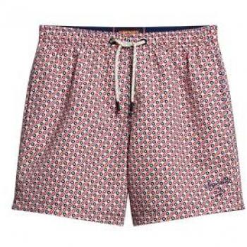 Bañador Superdry estampado para hombre de 38 cm, multicolor, reciclado, talla S