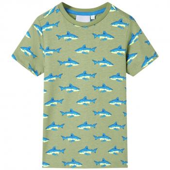 Camiseta infantil caqui claro 116