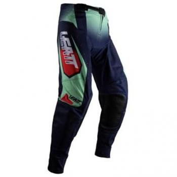 Leatt Pantalones de Motocross 4.5 Matcha 2025 - Rojo Verde Azul (M)