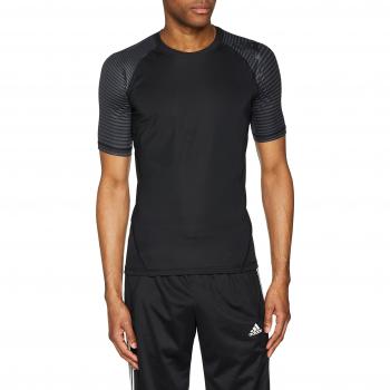adidas Ask Spr Teess P Camisa de Golf, Hombre, Gris/Print, M