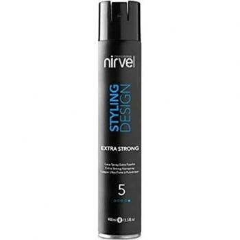 NIRVEL Styling Design Laca Spray Extra Strong (5) 400 ml, Único, Estándar