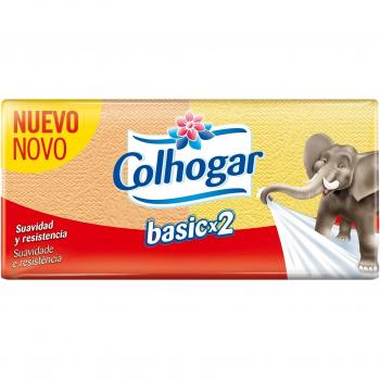 COLHOGAR servilletas gigantes bicolor 1 capa paquete 120 uds