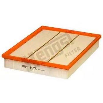 Filtro de aire HENGST FILTER E475L - Alta eficiencia, diseño optimizado para un mejor flujo de aire, fabricado con materiales de alta calidad, compatible con múltiples modelos de vehículos, fácil instalación