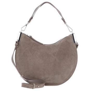 Coccinelle Sunup Suede Shoulder Bag for Women - Size One Size - Brown