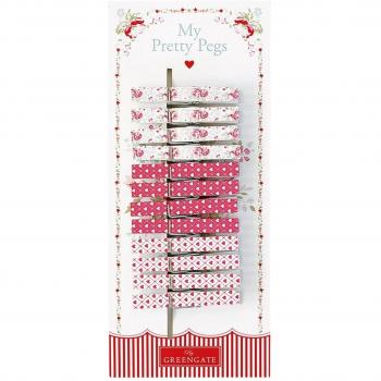 Green Gate Abelone Pinzas de ropa de Juego White L One Size