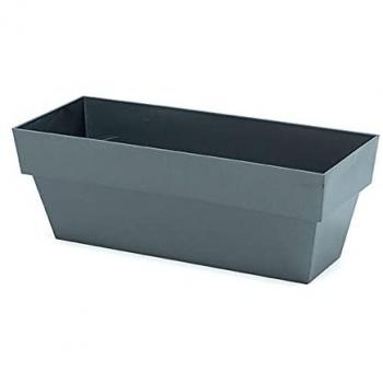 Jardinera Limited 10x25cm Antracita Plastiken