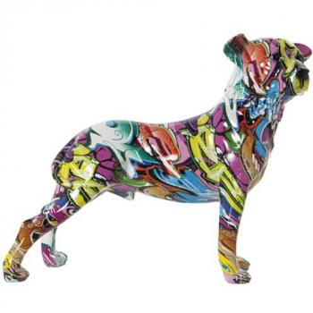 Figura Decorativa Perro Multicolor Plástico 13 x 29 x 26 cm Alexandra House Living