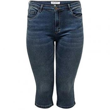 ONLY Carmakoma Caraugusta Life HW Skinny Knickers MBD Pantalones Cortos, Medium Blue Denim, 48 para Mujer