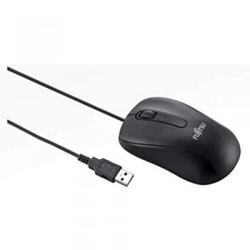 Fujitsu M520 Ratón Ambidextro USB Tipo A Óptico 1000 DPI en Color Gris