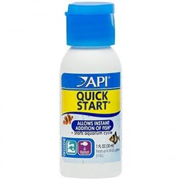 API Quick START Agua dulce y salada Acuario Bacterias Nitrificantes 30 ml Botella
