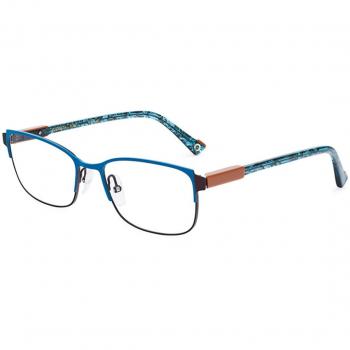 Etnia Barcelona Elisabeth TQBZ Women’s Eyeglasses Blue Size 55 (Frame Only) - Blue Light Block Available