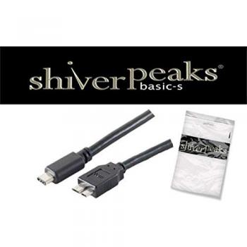 Cable USB 3.2 Gen 1 de 1.8m, C macho a Micro-USB B macho, color negro