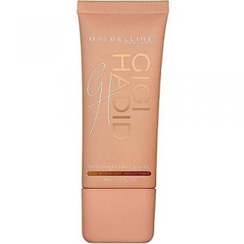 Maybelline New York X Gigi Hadid Base de Maquillaje West Coast Glow Edición Limitada, Tono GG20 Medium