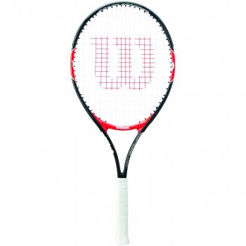 Wilson Roger Federer TNS RKT Raqueta de Tenis, Unisex Niños, Rojo / Negro