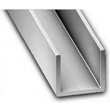 Riel de PVC, color blanco– 11,5 – 22 mm x 9,5 – 10,5 mm x 1 m., blanco