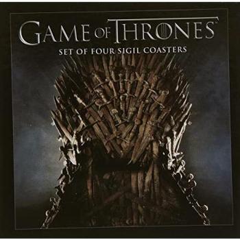 Sd Toys Set de Logos Posavasos Game Of Thrones, Corcho, Multicolor, 11 x 11 x 2, 4 Unidades