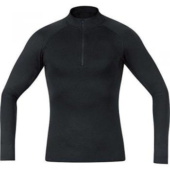 Gore Wear Thermo Long Sleeve Base Layer Turtleneck with 1/4 Zip - Black - XXL