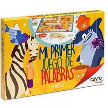 Cayro - Mi Primer Juego de Palabras - juego de las palabras cruzadas - juego de mesa - Desarrollo de la expresión verbal y comunicación ideal para utilizar el lenguaje correctamente - Juego de mesa